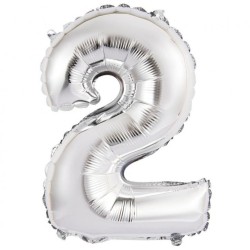Foliowe srebrne balony...