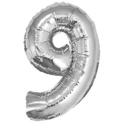 Foliowe srebrne balony...