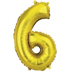 Foliowe złote balony "cyfra...