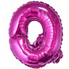 Balon foliowy różowy "Litera Q", 14"- 35 cm /1szt