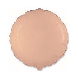 Foliowe pomarańczowy balony okrągłe, 18” - 46 cm. 1 szt.