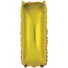 Balon foliowy złoty "Litera I", 14"- 35 cm /1szt