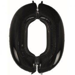 Balon foliowy czarna "cyfra...