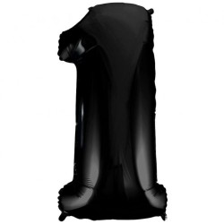 Balon foliowy czarna "cyfra...