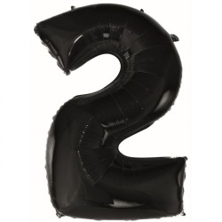 Balon foliowy czarna "cyfra...