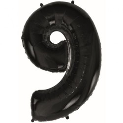 Balon foliowy czarna "cyfra...