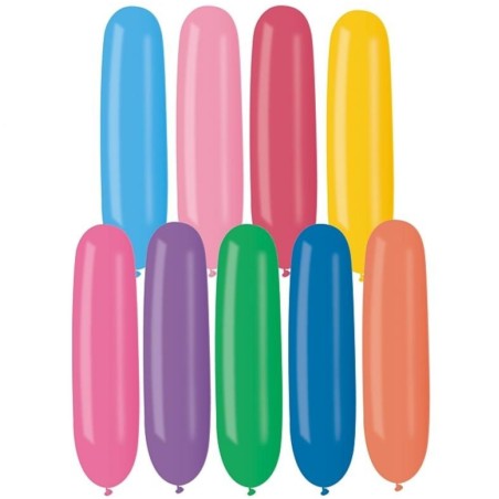 Lateksowe kolorowe Balon AD1 - "Rurka mniejsza" 18"  1000 szt.