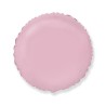 Foliowe Balony różowe w kształcie Okrągły. 18"- 46 cm / 1 szt.