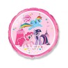 Foliowe Balony różowe z nadrukiem Little Pony 18"- 46 cm / 1 szt.