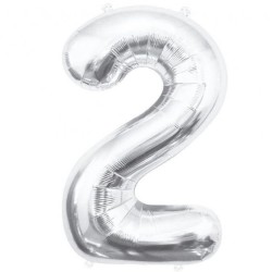 Balon foliowy srebrna...