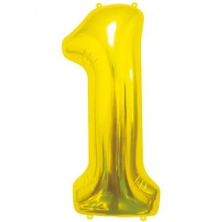 Balon foliowy złota "cyfra...