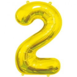Balon foliowy złota "cyfra...