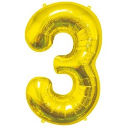 Balon foliowy złota "cyfra...