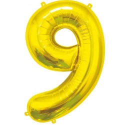 Balon foliowy złota "cyfra...