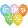 Lateksowe kolorowe Balony Sto Lat, 12" - 30 cm./ 5 szt.