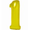 Balon foliowy złota Cyfra 1, 30" - 76 cm / 1 szt