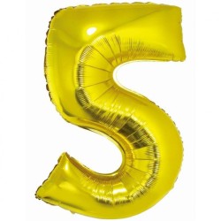 Balon foliowy złota Cyfra...