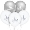 Lateksowe Balony Jednorożec, 12" - 30 cm./ 5 szt.