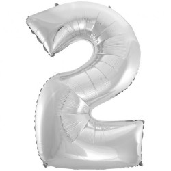 Balon foliowy srebrna...