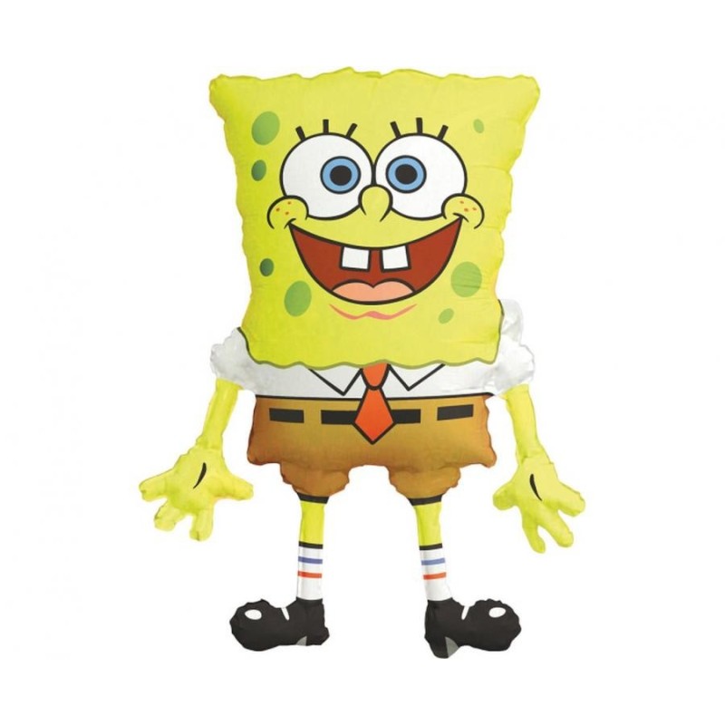 Kolorowy Balon foliowy SHP - SpongeBob, 56x71 cm, 1 szt.