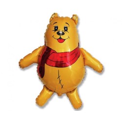 Kolorowy Balon foliowy 24" FX - Miś Puszatek 1 szt.