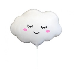 Kolorowy Balon foliowy 14" FX - Chmurka - na patyki 1 szt.