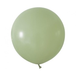 Lateksowe okrągłe Balony Beauty&Charm, pastelowe, szaro-zielone 24"/ 2 szt.