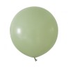 Lateksowe okrągłe Balony Beauty&Charm, pastelowe, szaro-zielone 24"/ 2 szt.