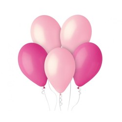 Lateksowe różowe Balony Premium My Pink World, 12"/ 5 szt.