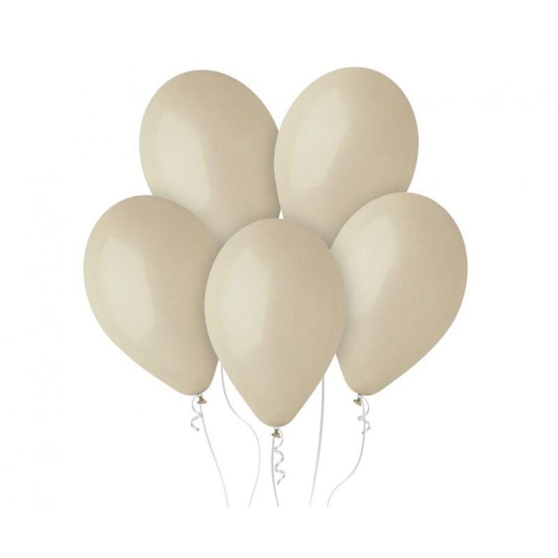 Lateksowe beżowe Balony G120 pastel - latte 13" - 33 cm.  50 szt.
