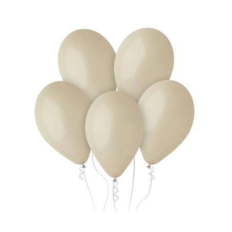 Lateksowe beżowe Balony G120 pastel - latte 13" - 33 cm.  50 szt.