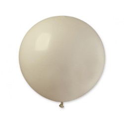 Lateksowe beżowe balony kuliste, 31” - 80 cm. 1 szt.