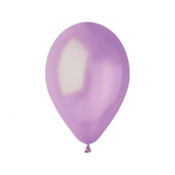 Lateksowe klasyczne Balony GM90 metaliczne 10" - lawendowe 100 szt.