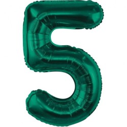 Balon foliowy zielona Cyfra...