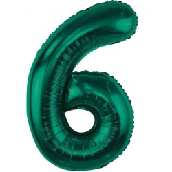 Balon foliowy zielona Cyfra...