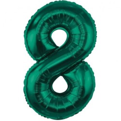 Balon foliowy zielona Cyfra...