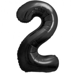 Balon foliowy czarna Cyfra...