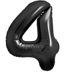 Balon foliowy czarna Cyfra...