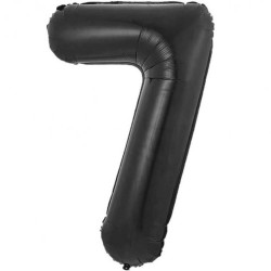 Balon foliowy czarna Cyfra...
