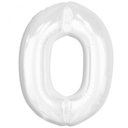 Balon foliowy biała Cyfra...