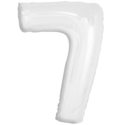 Balon foliowy biała Cyfra...