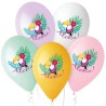 Lateksowe Balony Premium Hel "Tukan - Aloha!", 13"/ 5 szt.