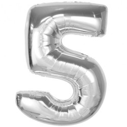 Balon foliowy srebrna...