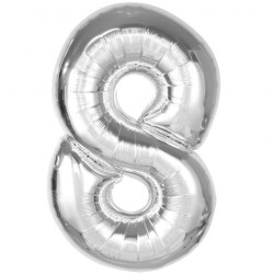 Balon foliowy srebrna...