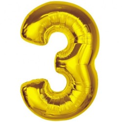 Balon foliowy złota "cyfra...