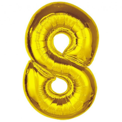Balon foliowy złota "cyfra...