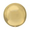 Foliowe złote balony w kształcie kuli, 16” - 40 cm. 1 szt.