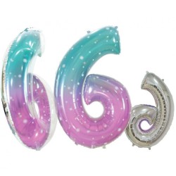 Balon foliowy kosmos "cyfra...