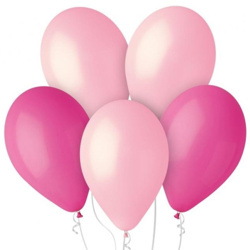 Lateksowe różowe Balony Premium My Pink World, 12"/ 5 szt.