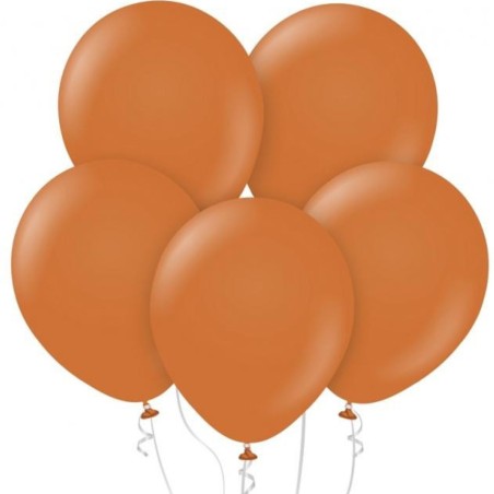 Lateksowe brązowe Balony Beauty&Charm, pastelowe karmelowe 12"/ 50 szt.